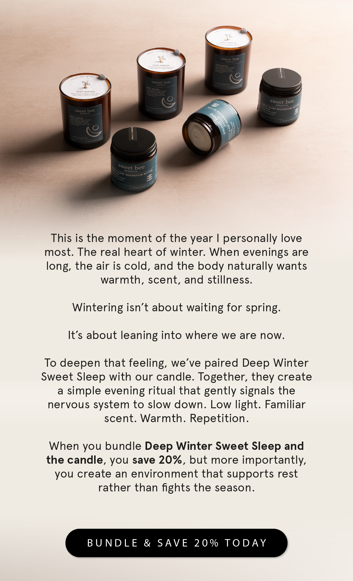 Save 20% on our most-loved winter scent