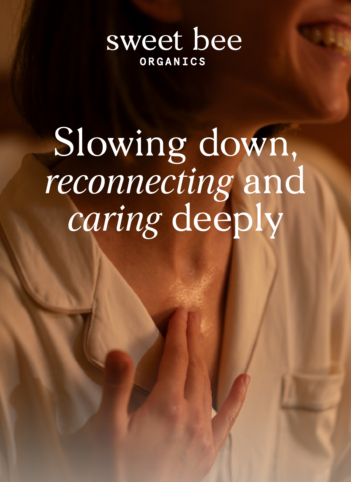 Slowing down and reconnecting and caring deeply