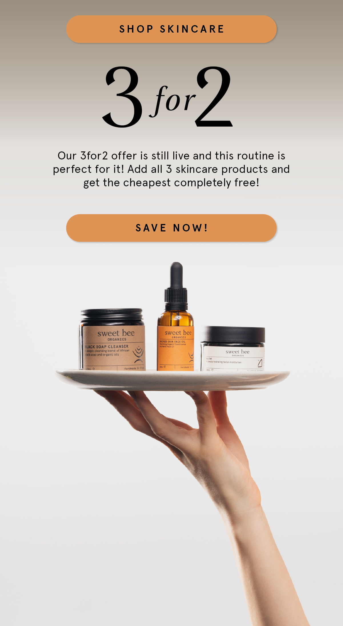 Step by step skincare support