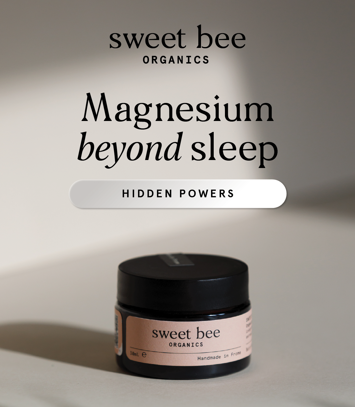 Magnesium beyond sleep