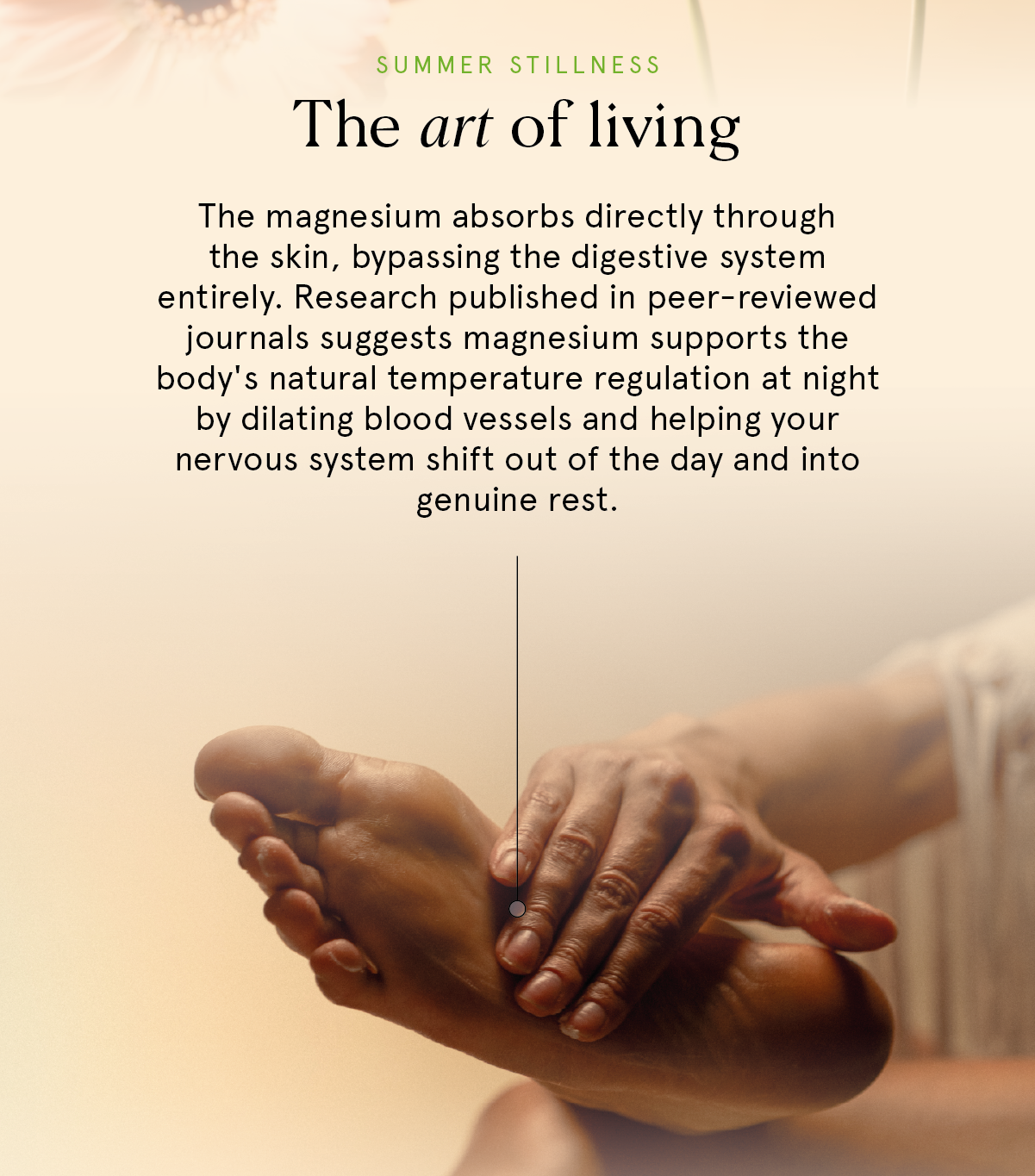 The balance of heat and sleep