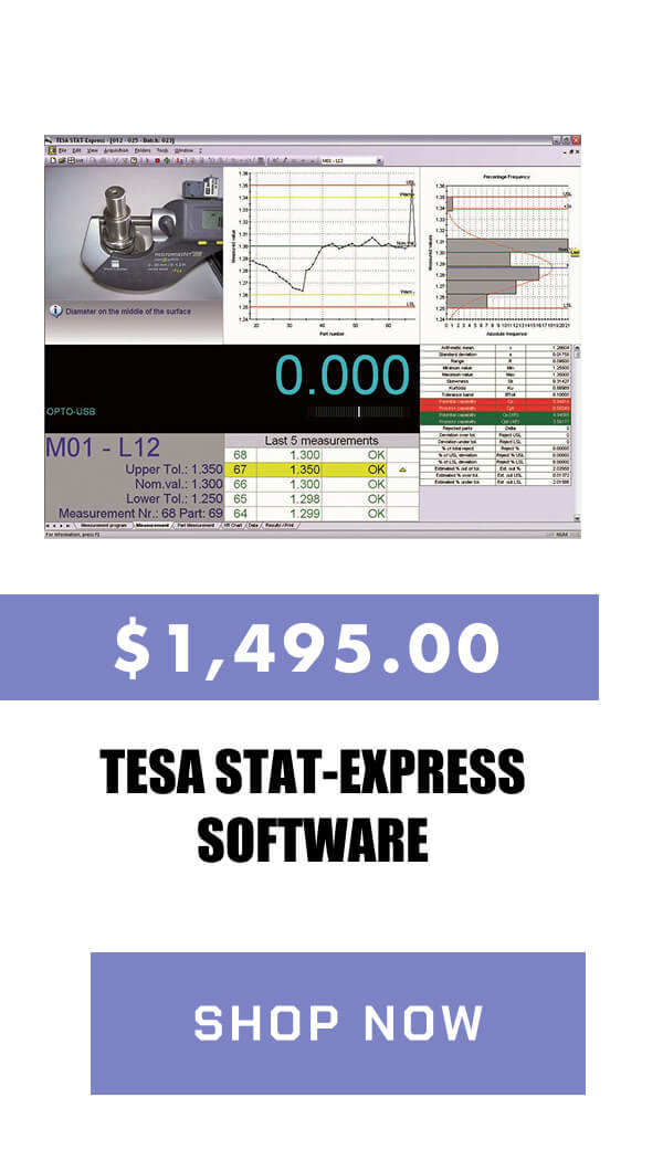 TESA STAT-EXPRESS software  $1,495.00  >> SHOP NOW << 