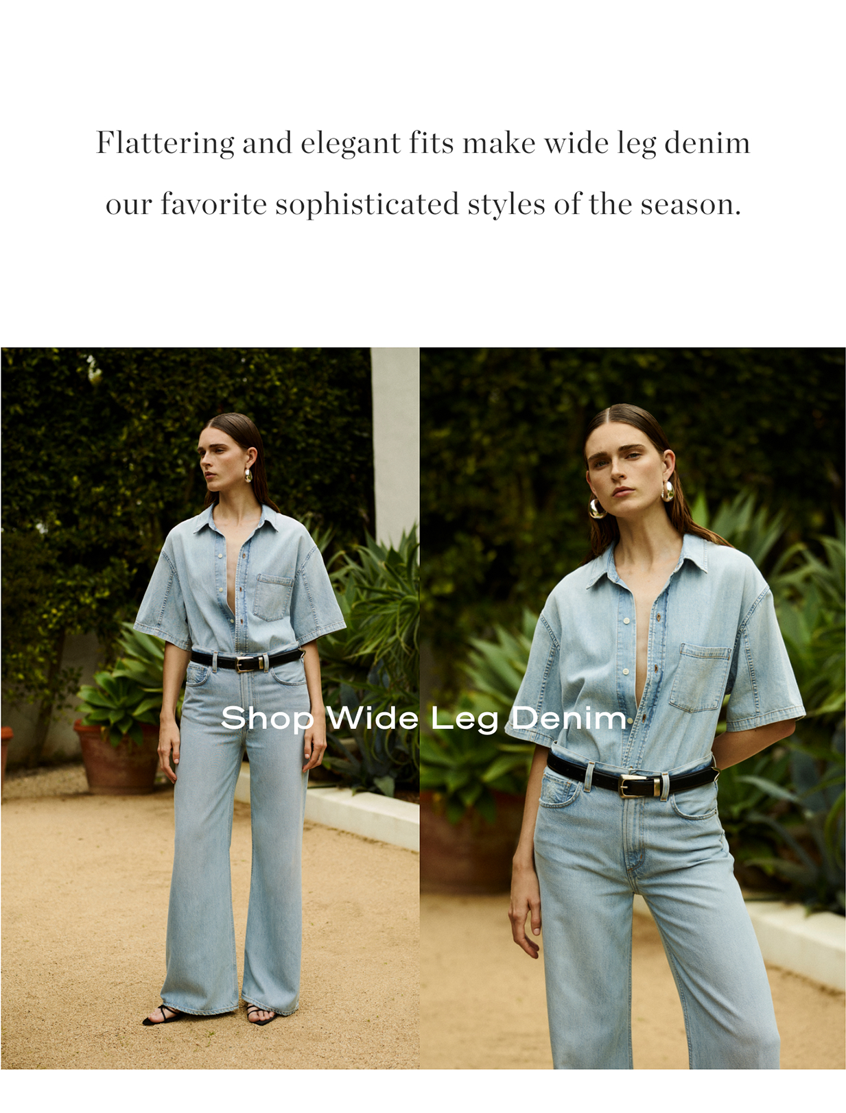 Wide Leg Denim