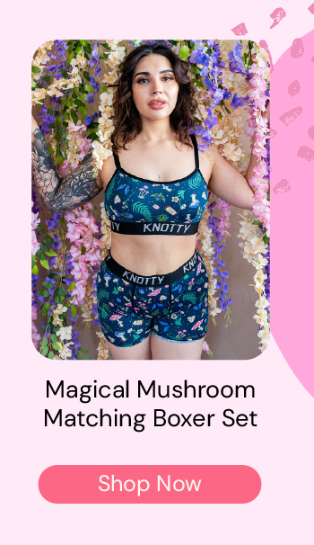 Magical Mushroom Matching Boxer Set