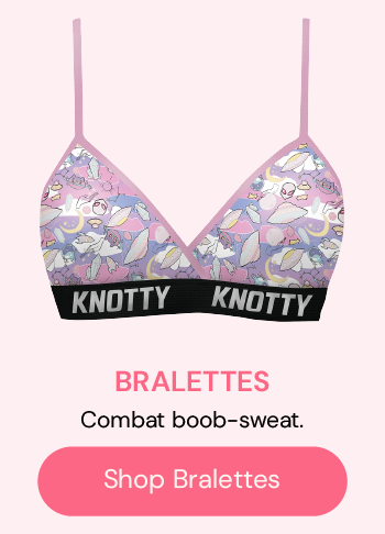 Bralettes: Combat boob-sweat.