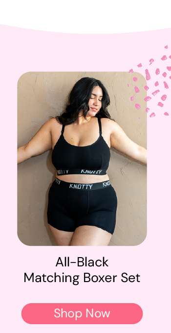 All-Black Matching Boxer Set