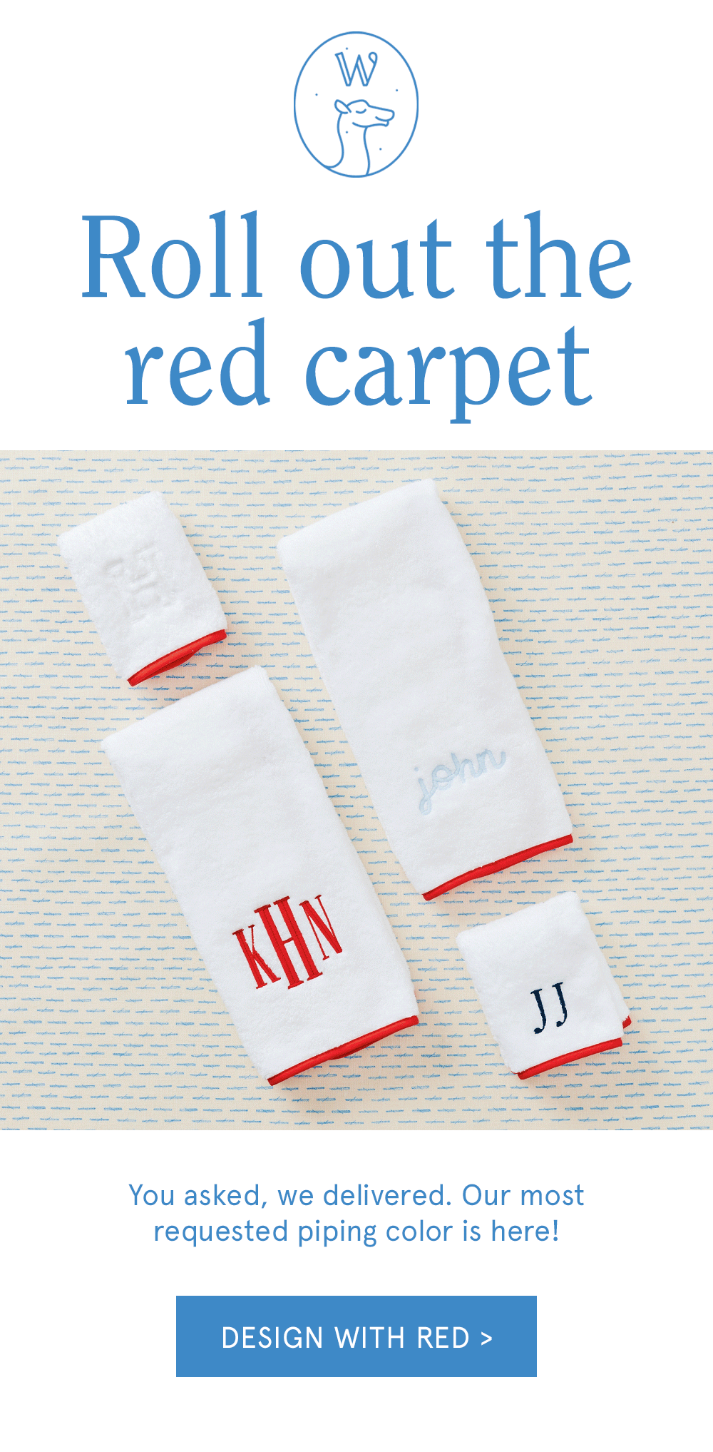 Shop Red Piping >