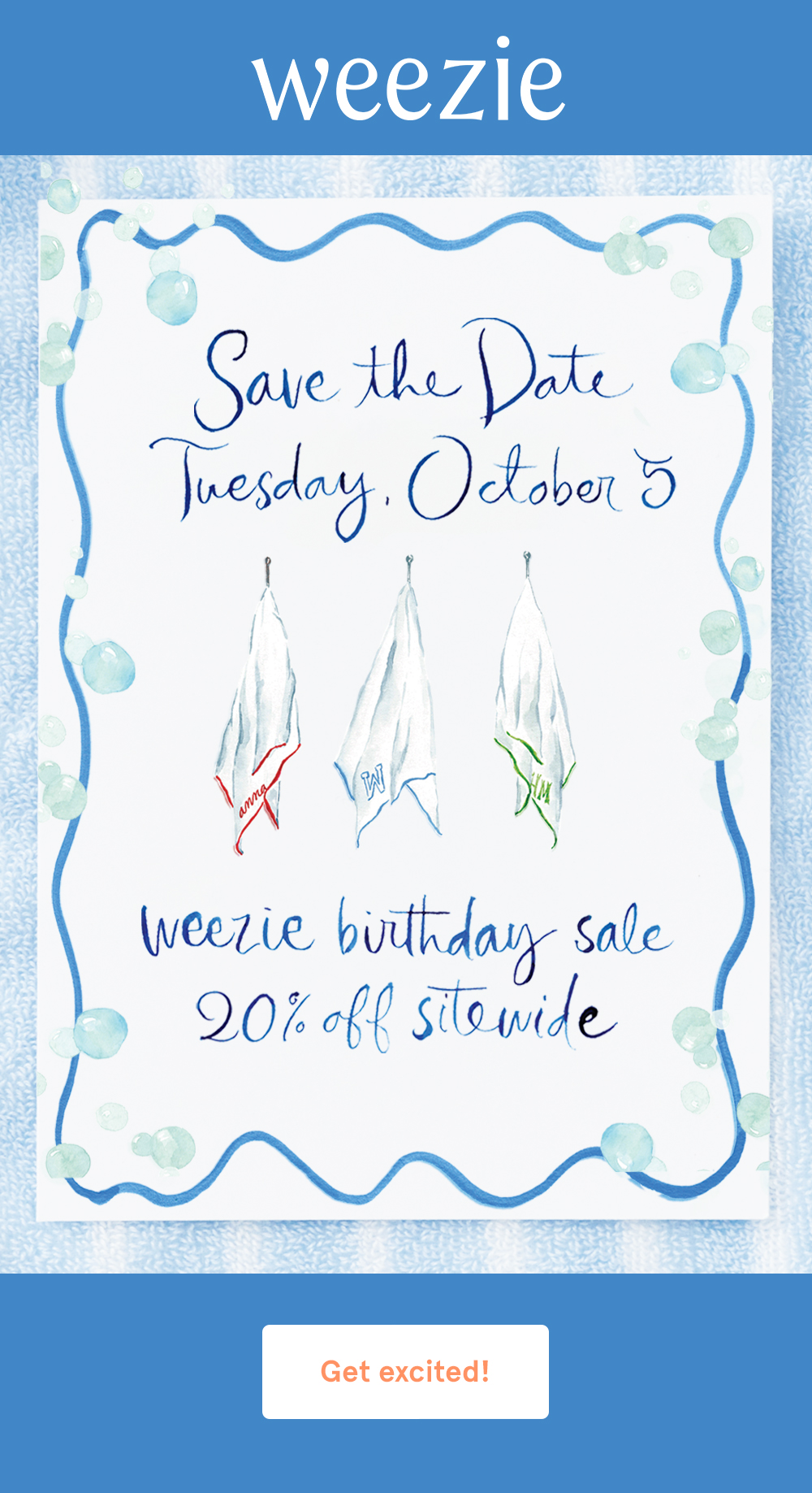 Shop our Birthday Sale on October 5th!
