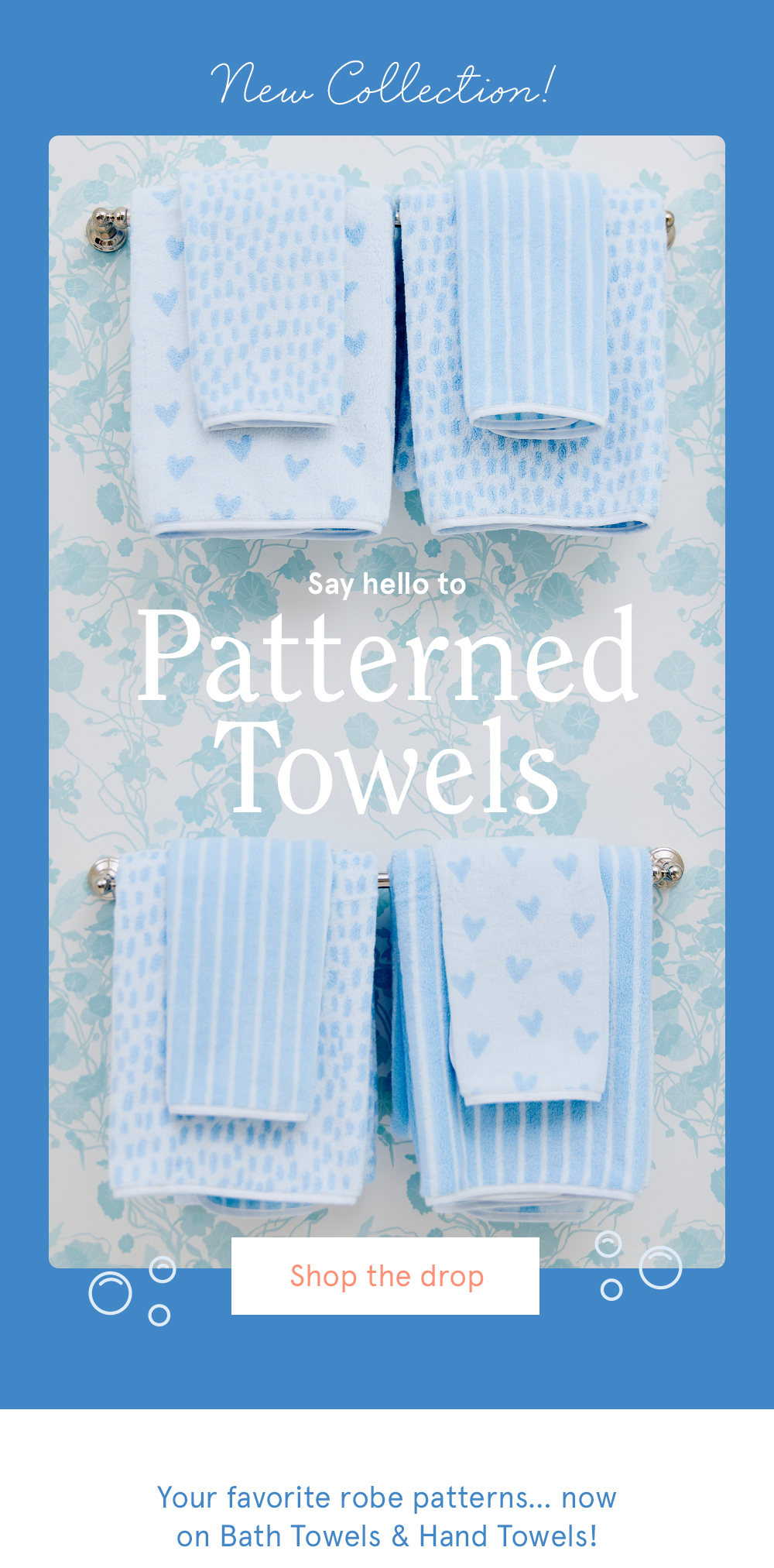 Patterned Towels are here! >