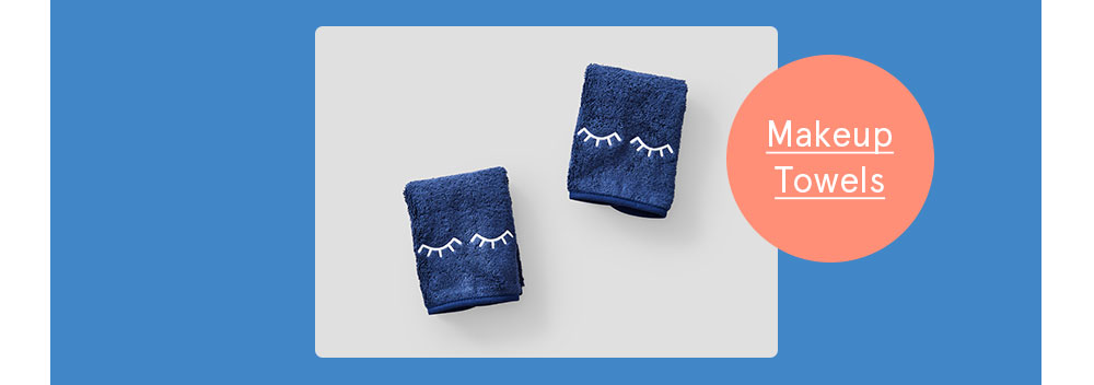 Shop Makeup Towels  >