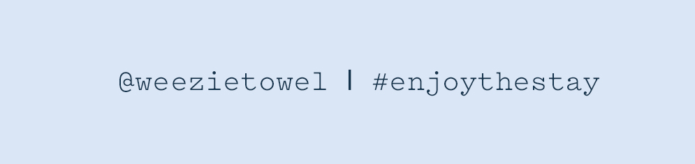 Follow along @weezietowels > 