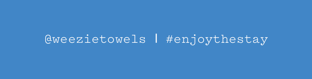 Follow along @weezietowels