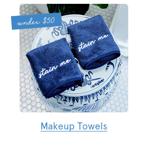 Shop Makeup Towels  >