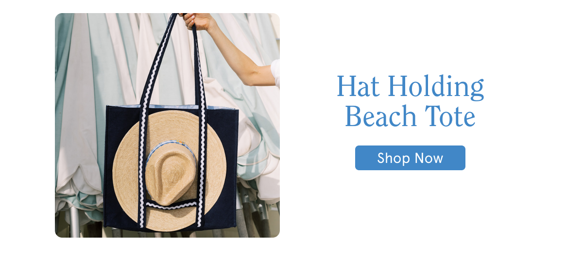 Hat Holding Beach Tote
