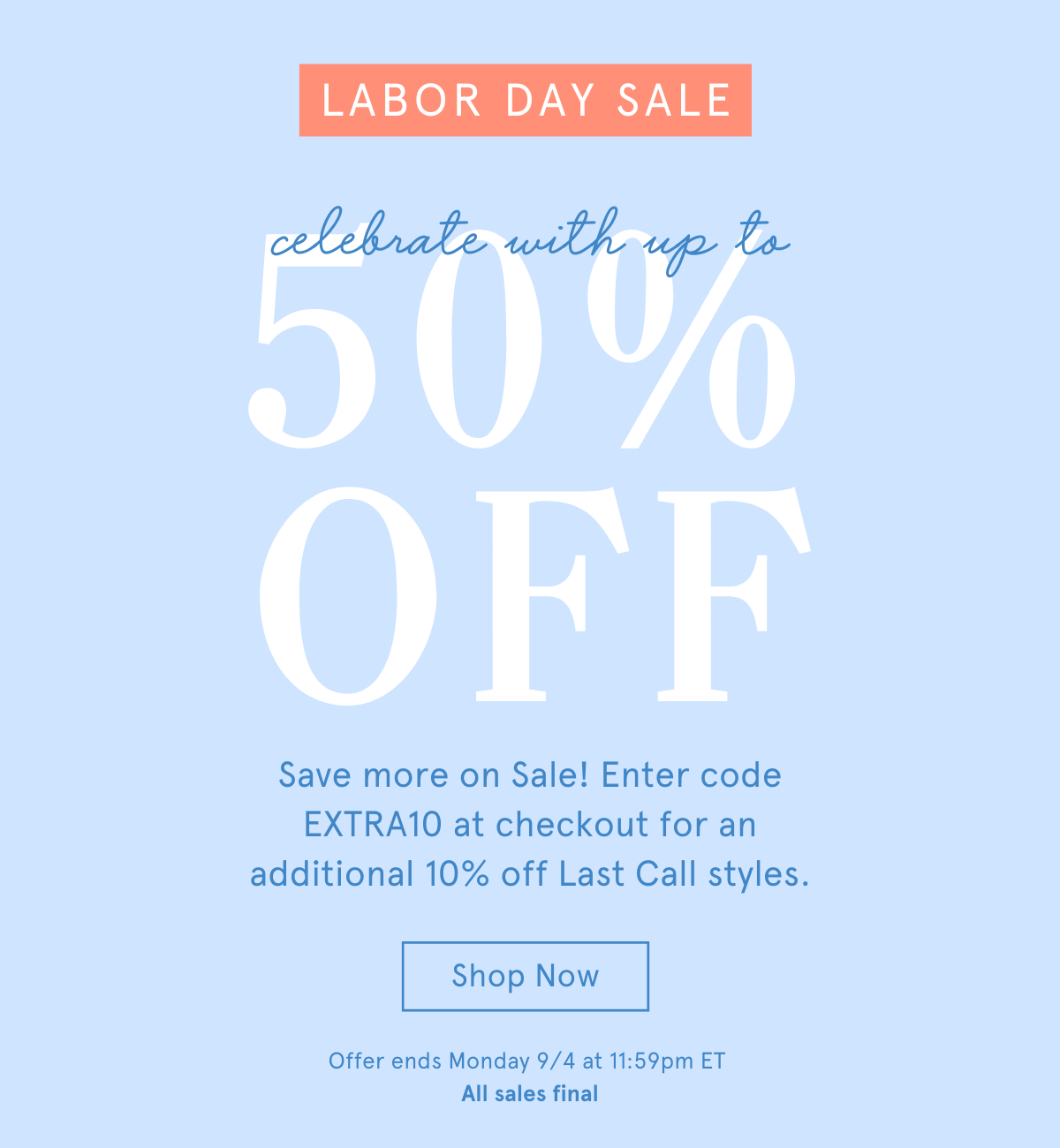 Labor Day Sale!