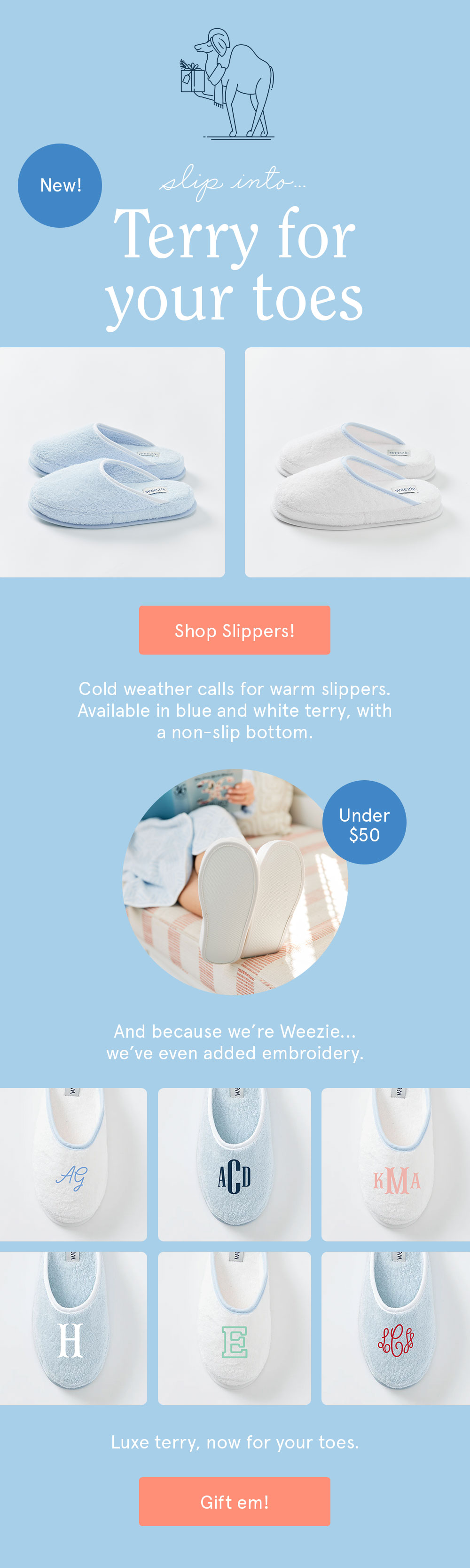 Shop our new slippers!