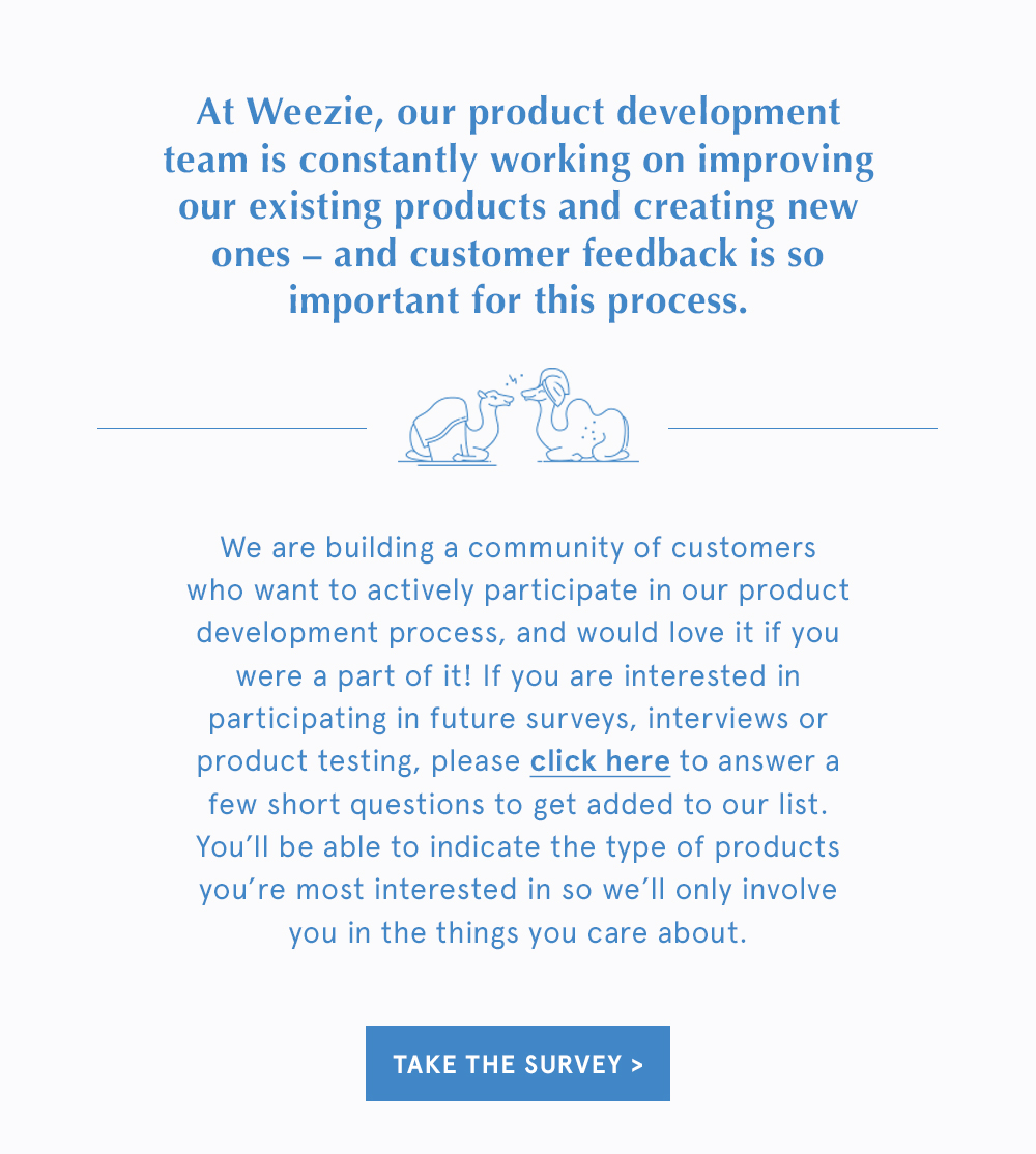 Take the survey  >