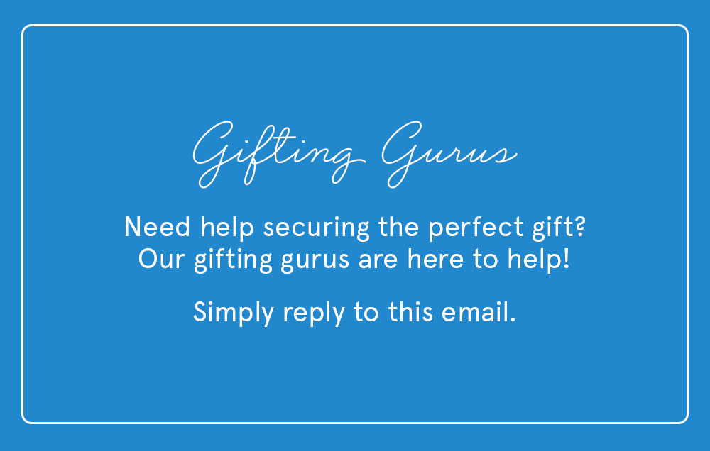 Need some inspiration? Reply to this email!