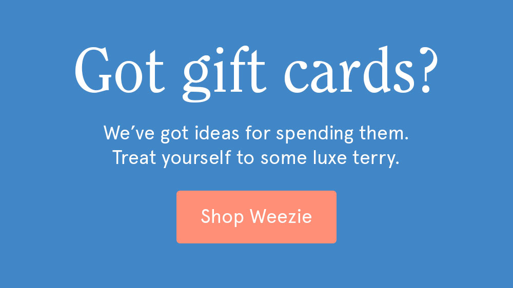 Spend your gift cards!