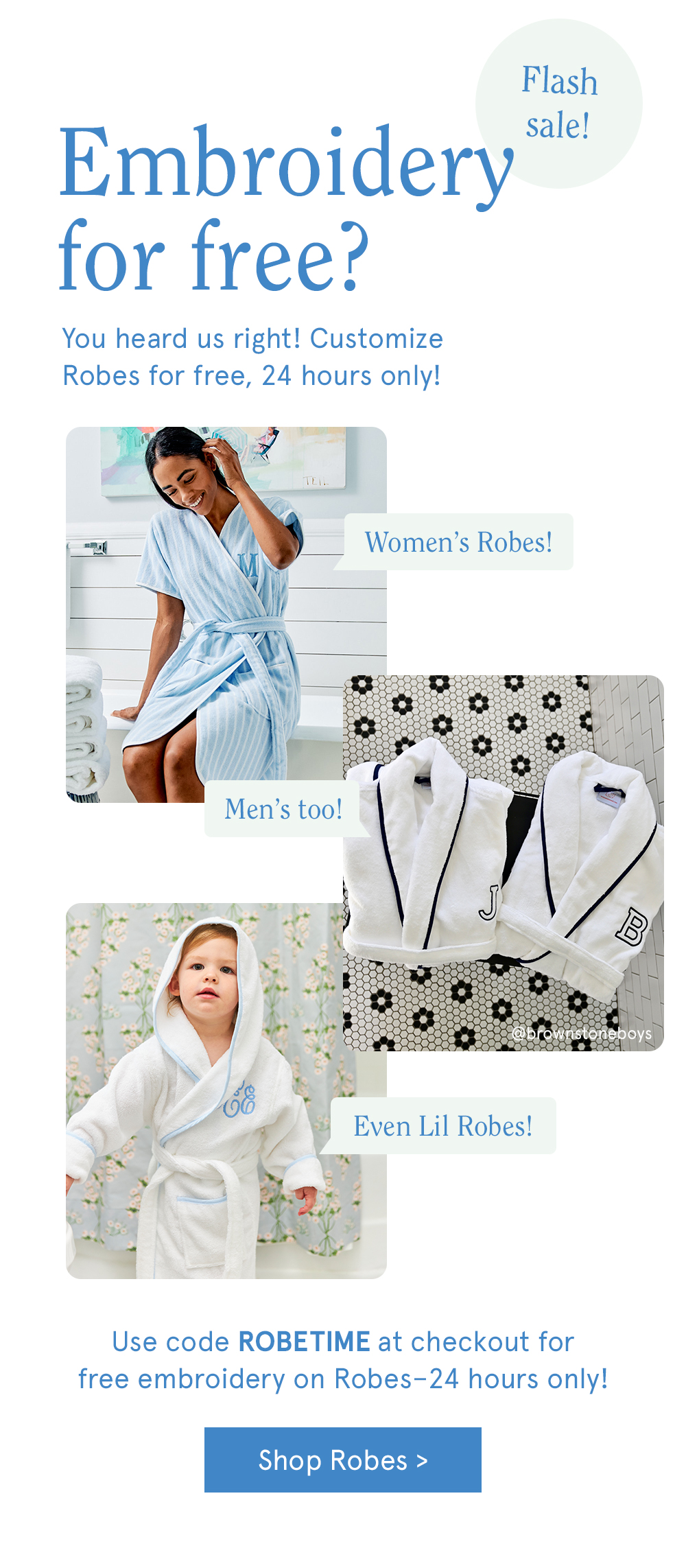 Embroider Robes for free >