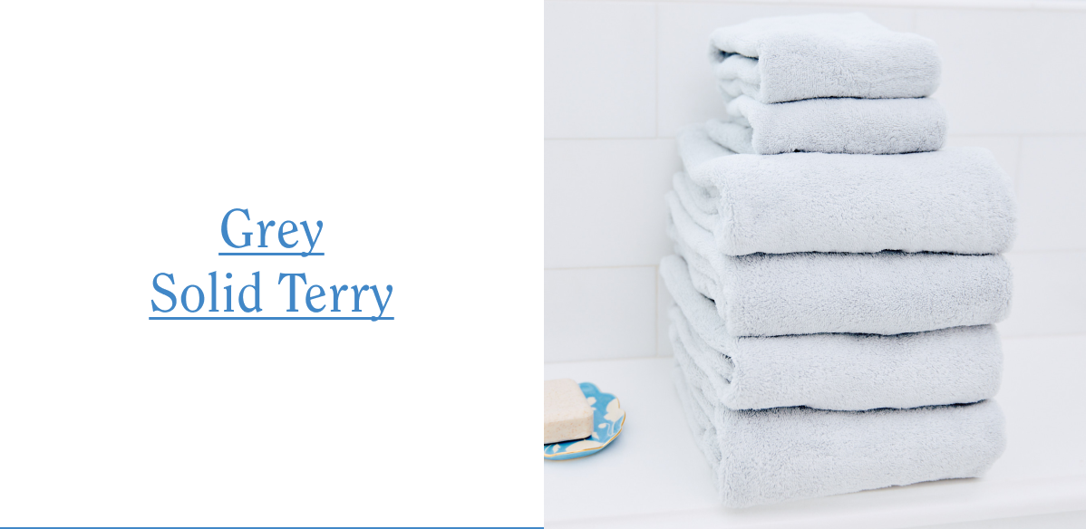 Grey Solid Terry