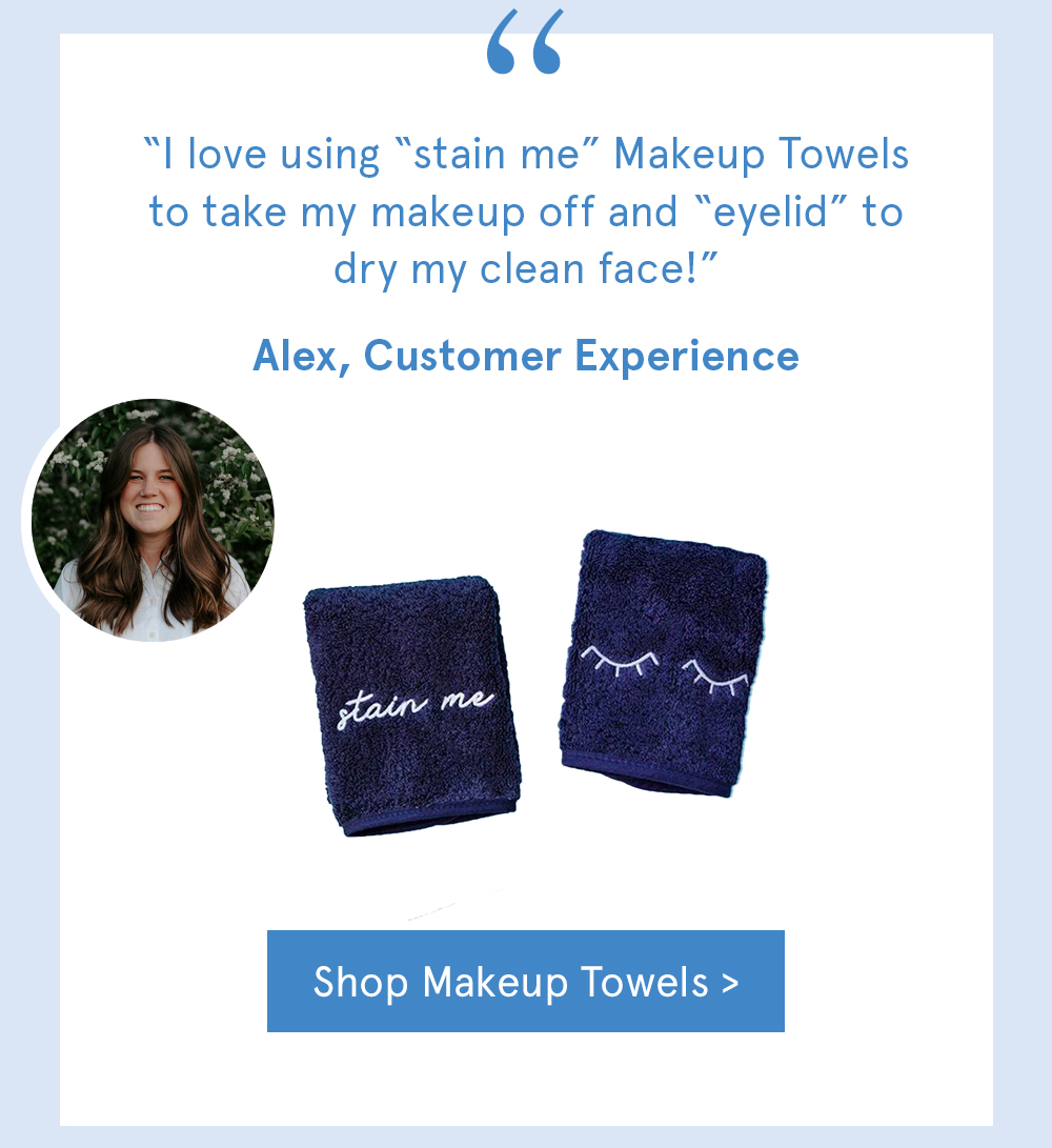 Shop Makeup Towels  >