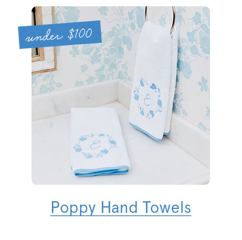 Shop Poppy Hand Towels >