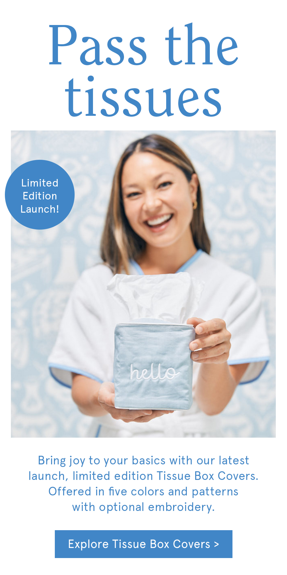 Shop Tissue Box Covers >