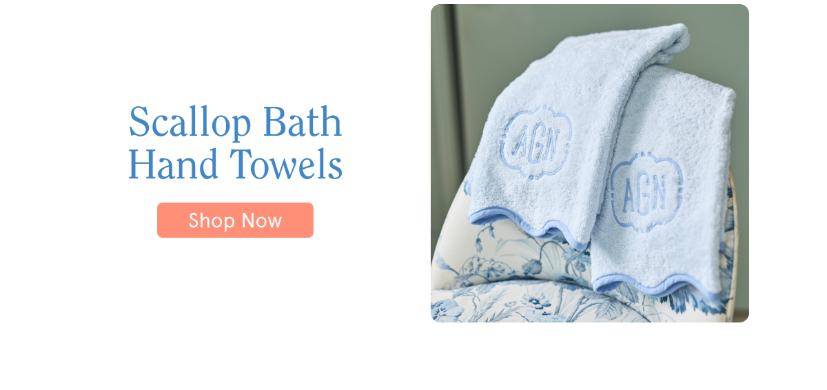 Shop Scallop Bath Hand Towels
