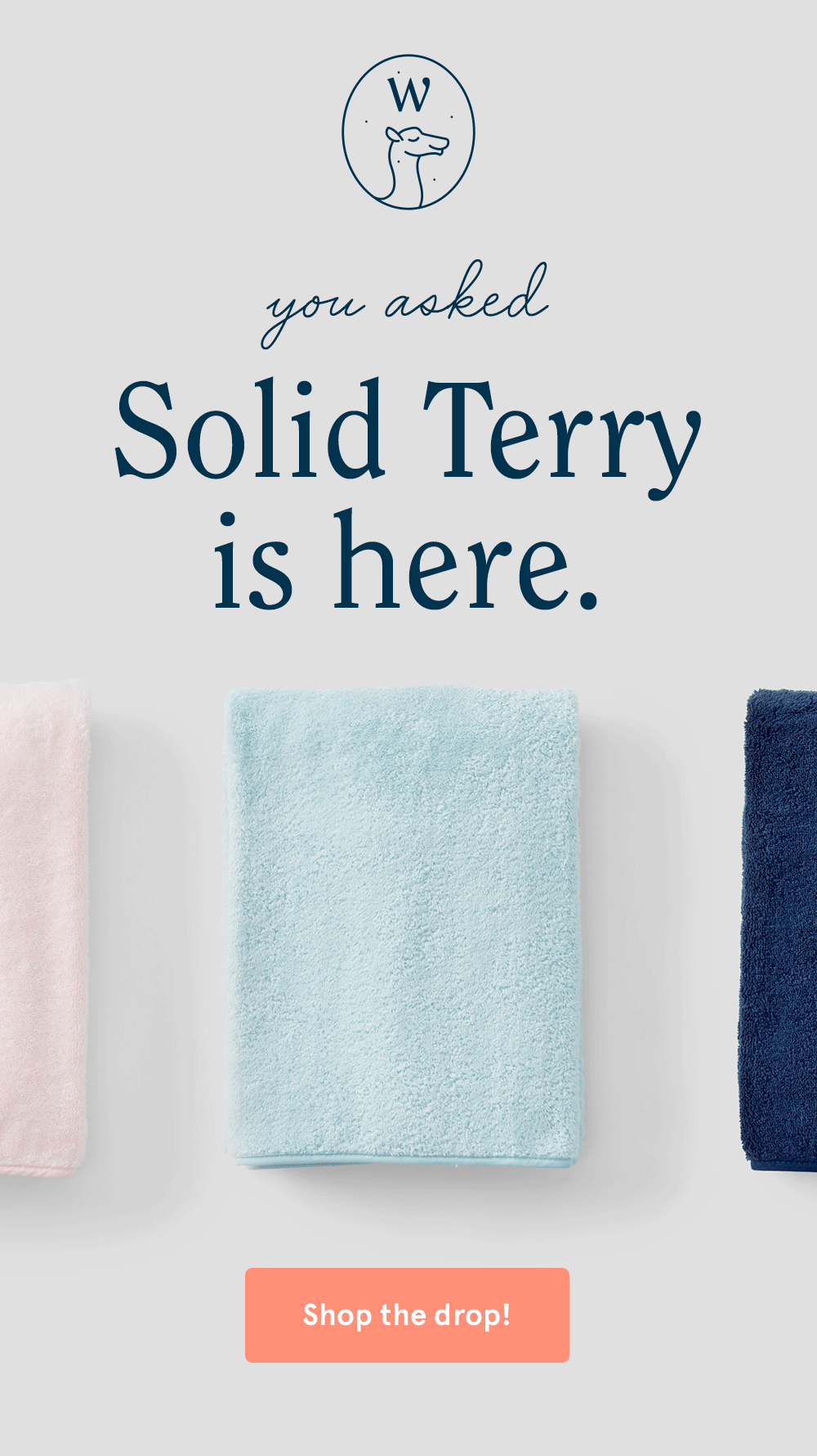 Solid Terry is here! Shop the collection now.