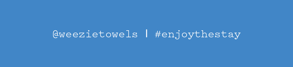 Follow along @weezietowels