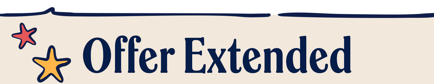 Offer extended