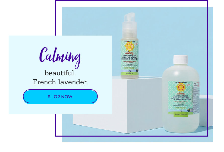 Calming: beautiful French lavender.