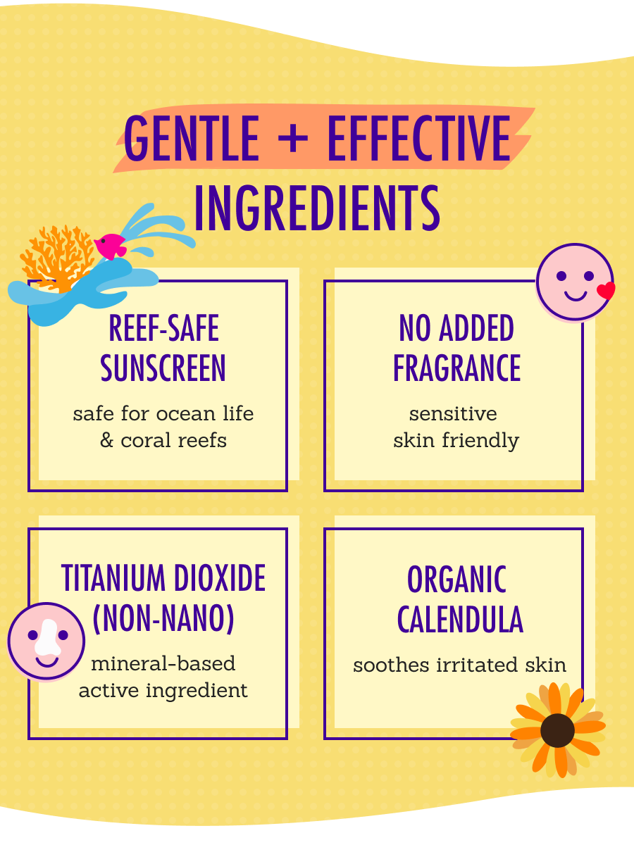 Gentle + Effective Ingredients