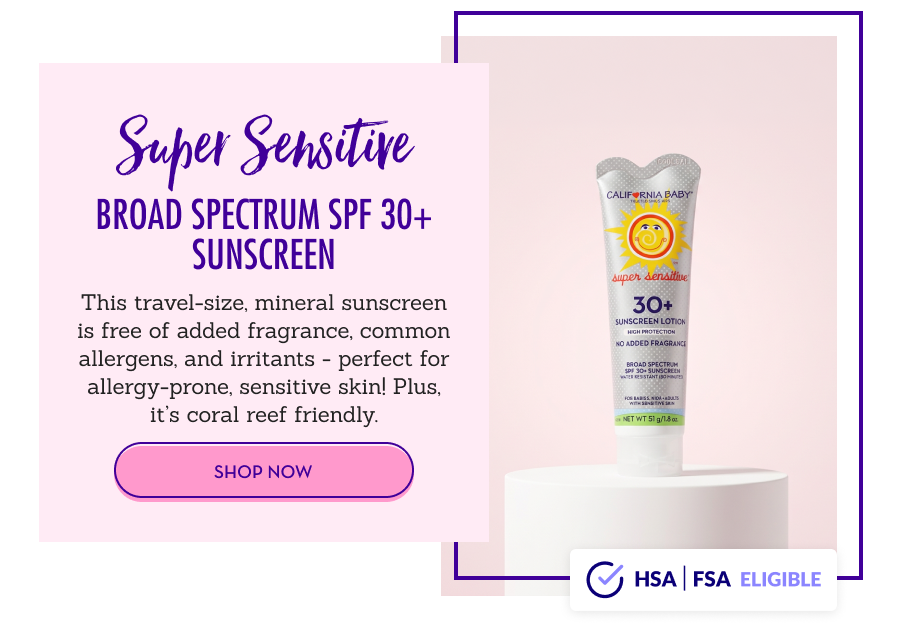 Super Sensitive Broad Spectrum SPF 30+ Sunscreen
