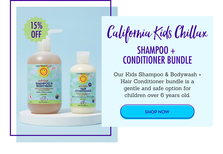 California Kids Chillax Shampoo + Conditioner Bundle