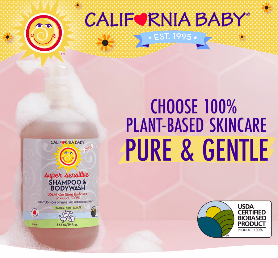 Choose 100% plant-based skincare - pure & gentle