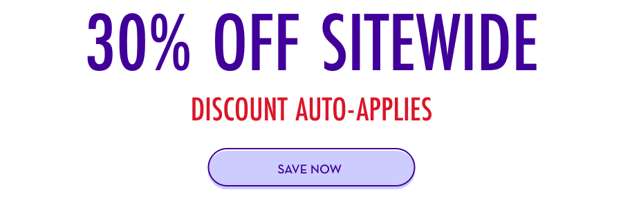 30% Off Sitewide - Discount Auto-Applies - Save Now