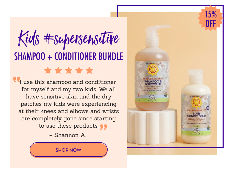 Kids #supersensitive Shampoo + Conditioner Bundle