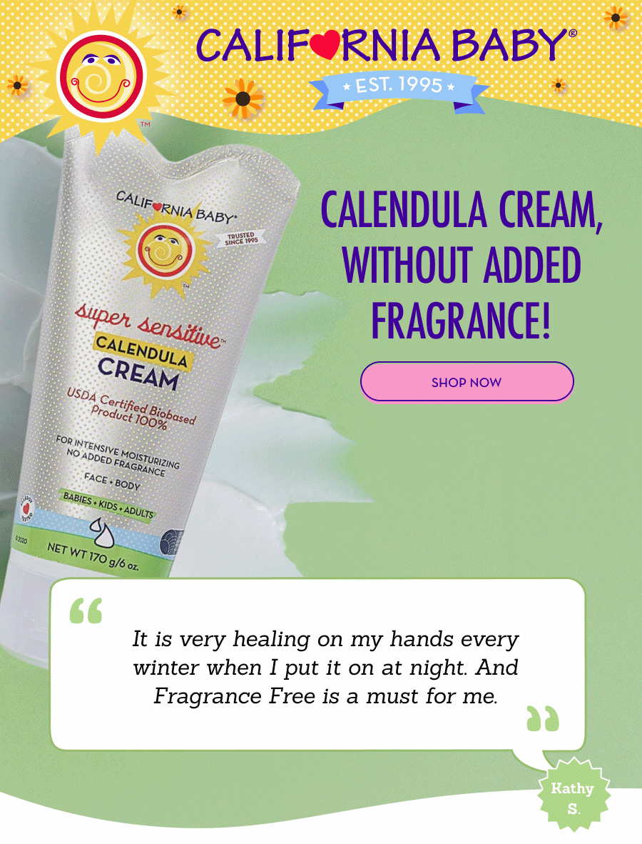 Calendula Cream, Without Added Fragrance! SHOP NOW