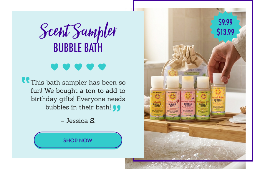 Bubble Bath Scent Sampler