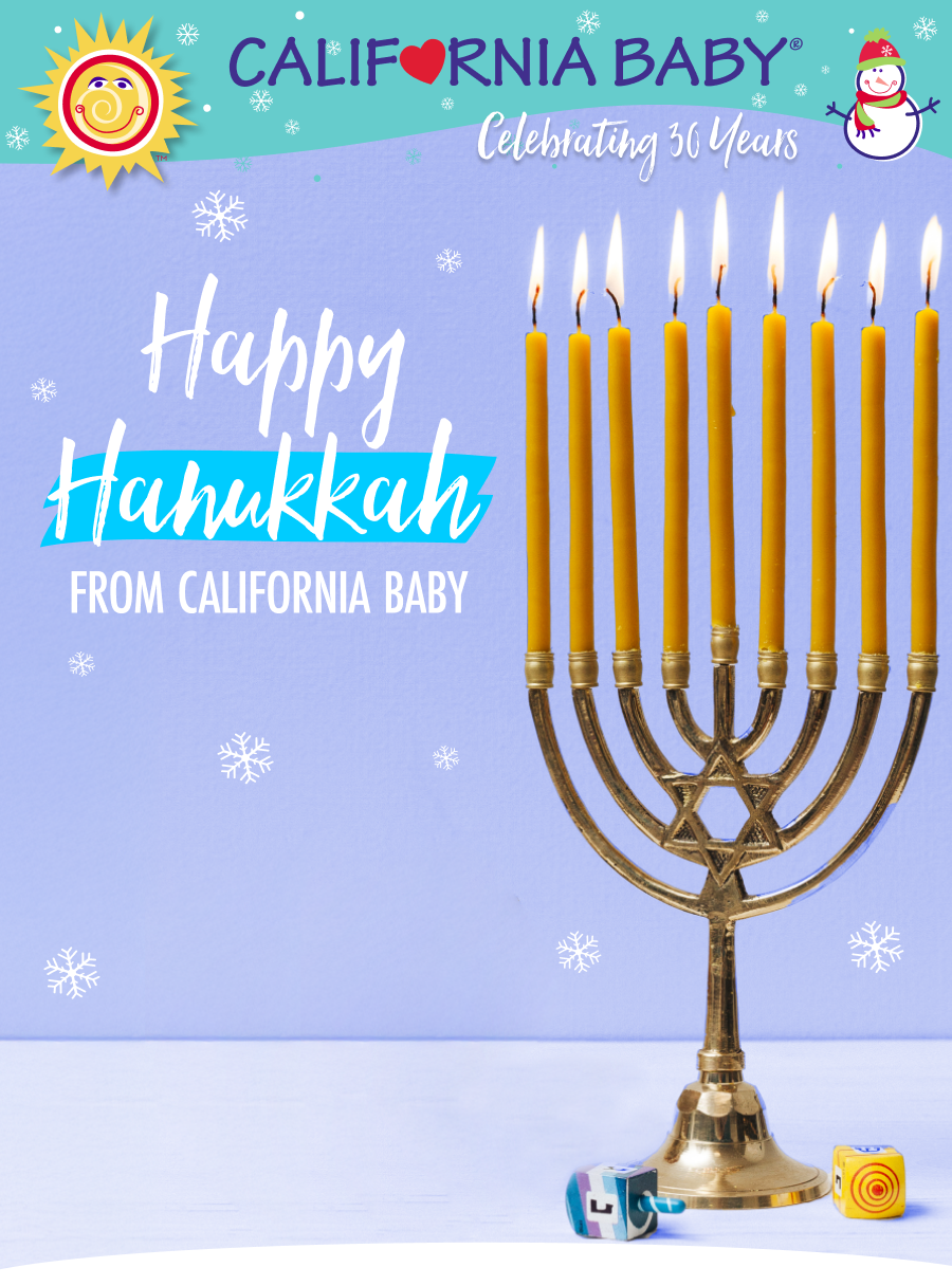 Happy Hanukkah from California Baby