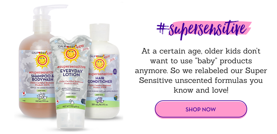 California Kids #supersensitive