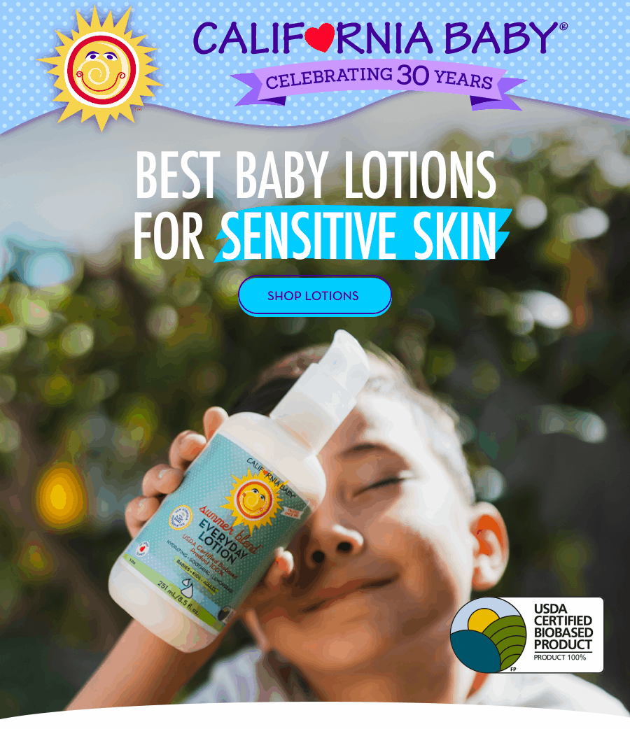 Best Baby Lotions For Sensitive Skin - Shop Lotions