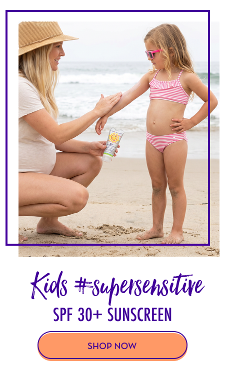 Kids #supersensitive Broad Spectrum SPF 30+ Sunscreen