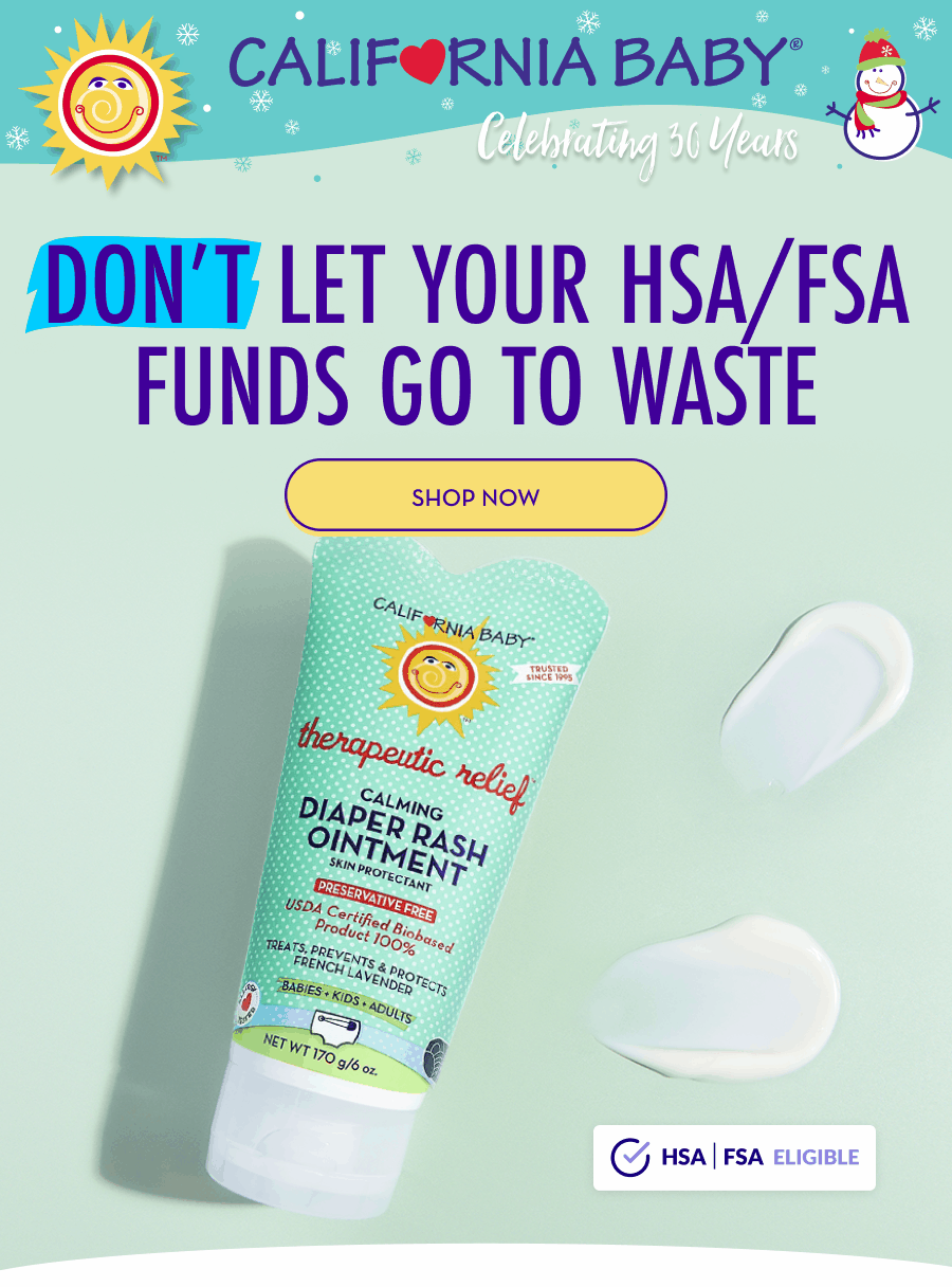 Don’t let your HSA/FSA funds go to waste - SHOP NOW