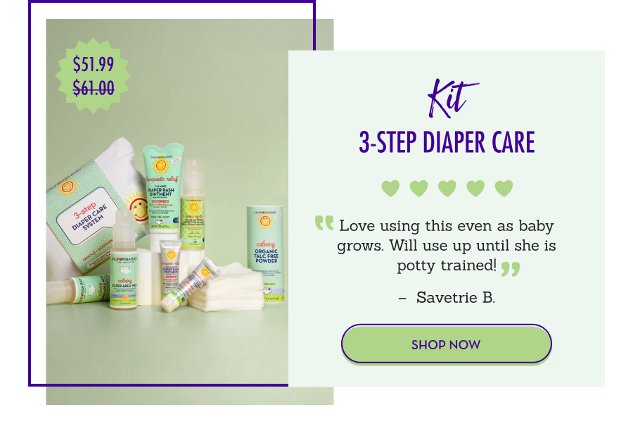 3-Step Diaper Care Kit