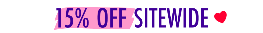 15% OFF SITEWIDE