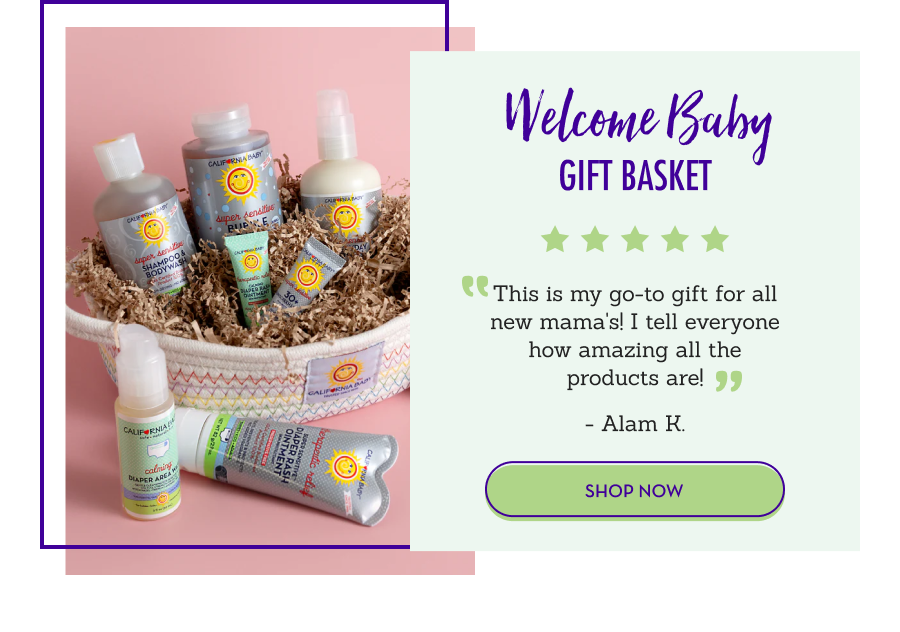 Welcome Baby Gift Basket