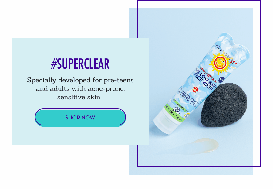 California Kids® #superclear™ 3-Step Skincare Kit